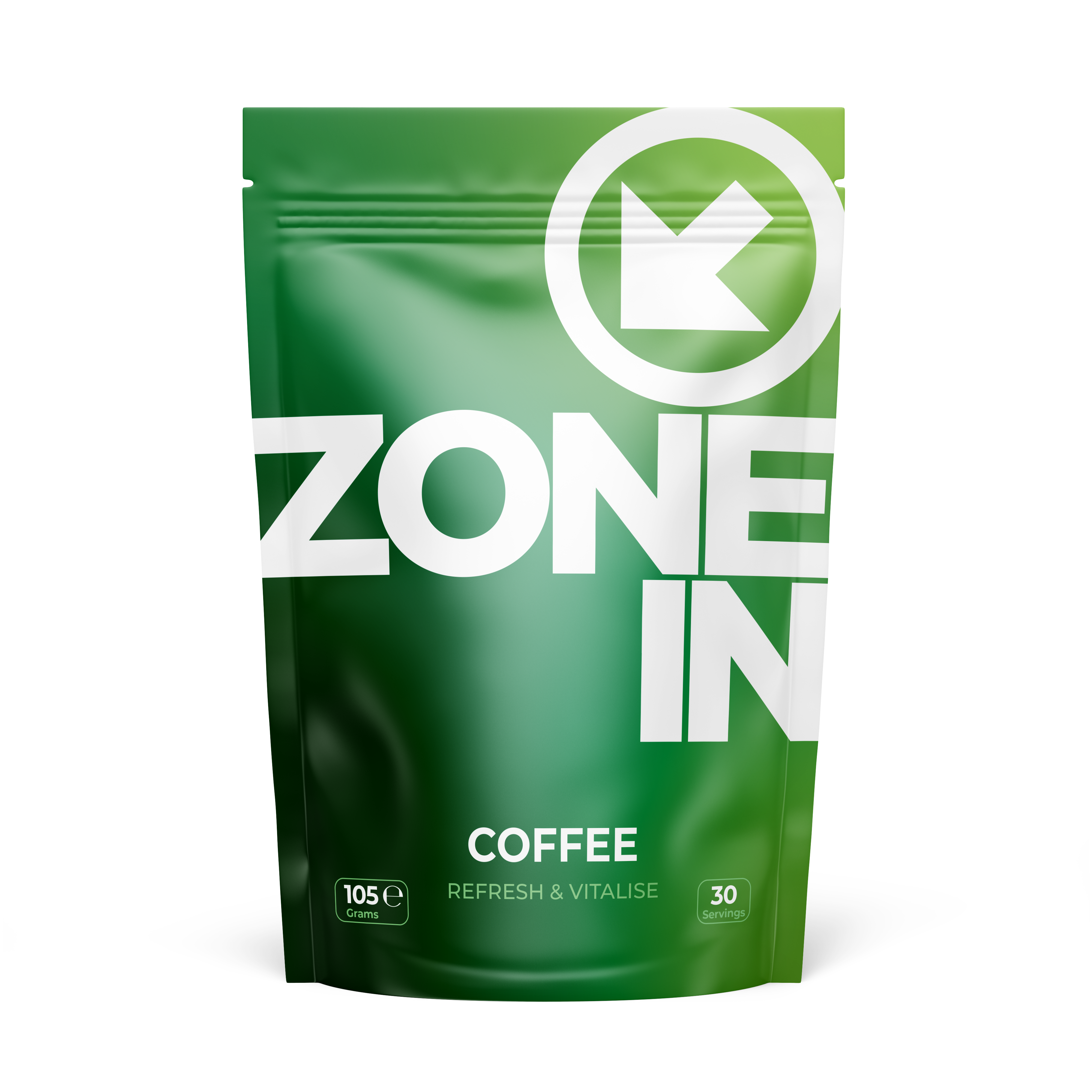 Zone In Coffee Pouch Front