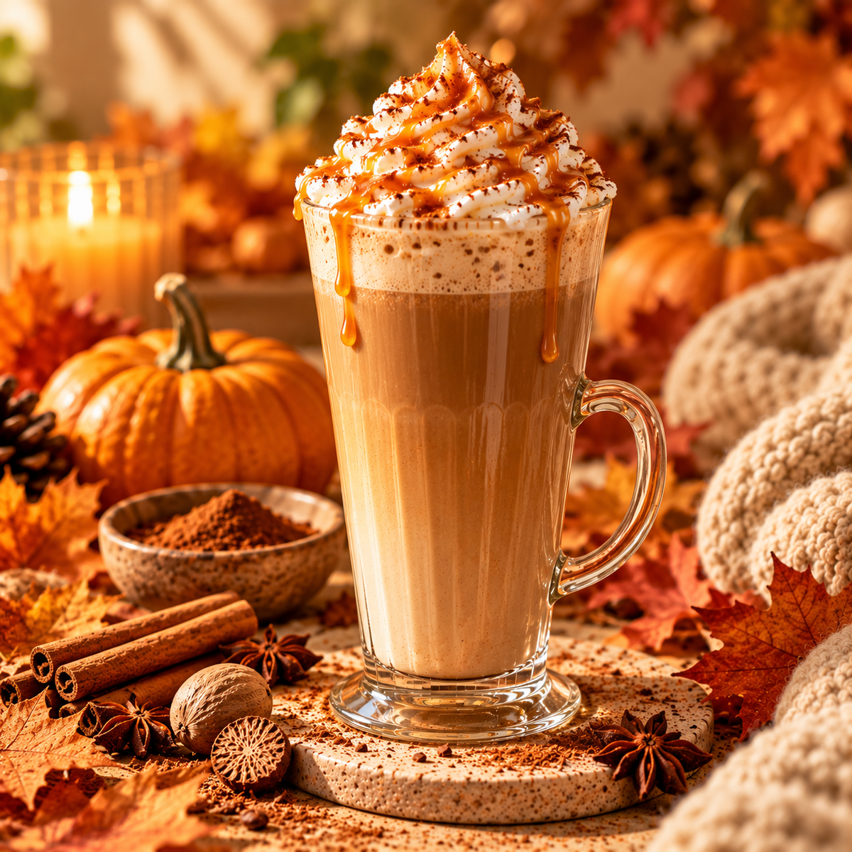Autumn Awakening: Cinnamon & Nutmeg Mushroom Latte