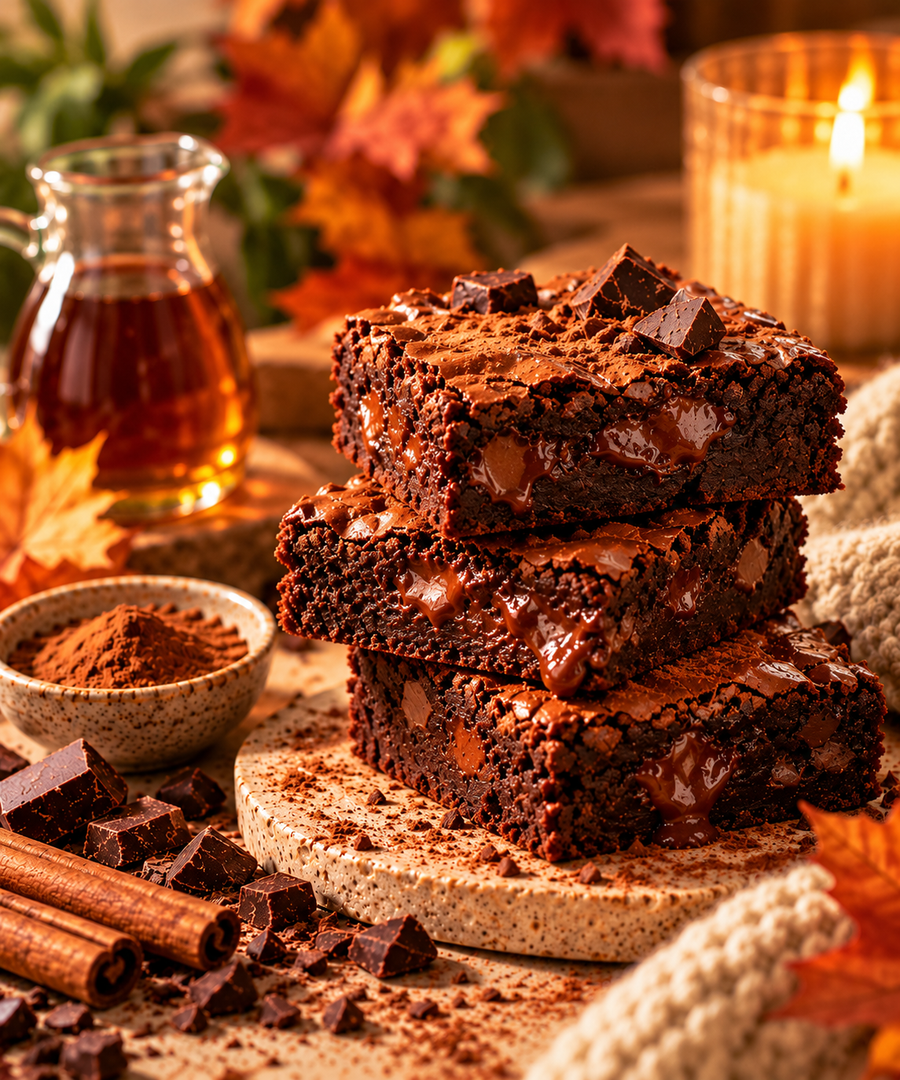 Double Chocolate Mushroom Brownies